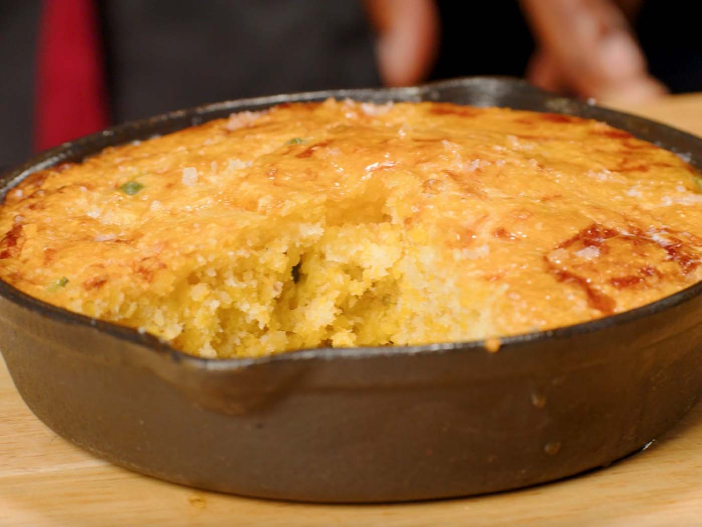 Chef Tiffany Derry’s Cheddar & Jalapeño Cornbread